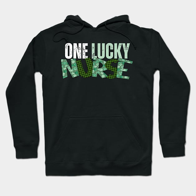 One Lucky Nurse Shamrock Plaid Hoodie by jackofdreams22